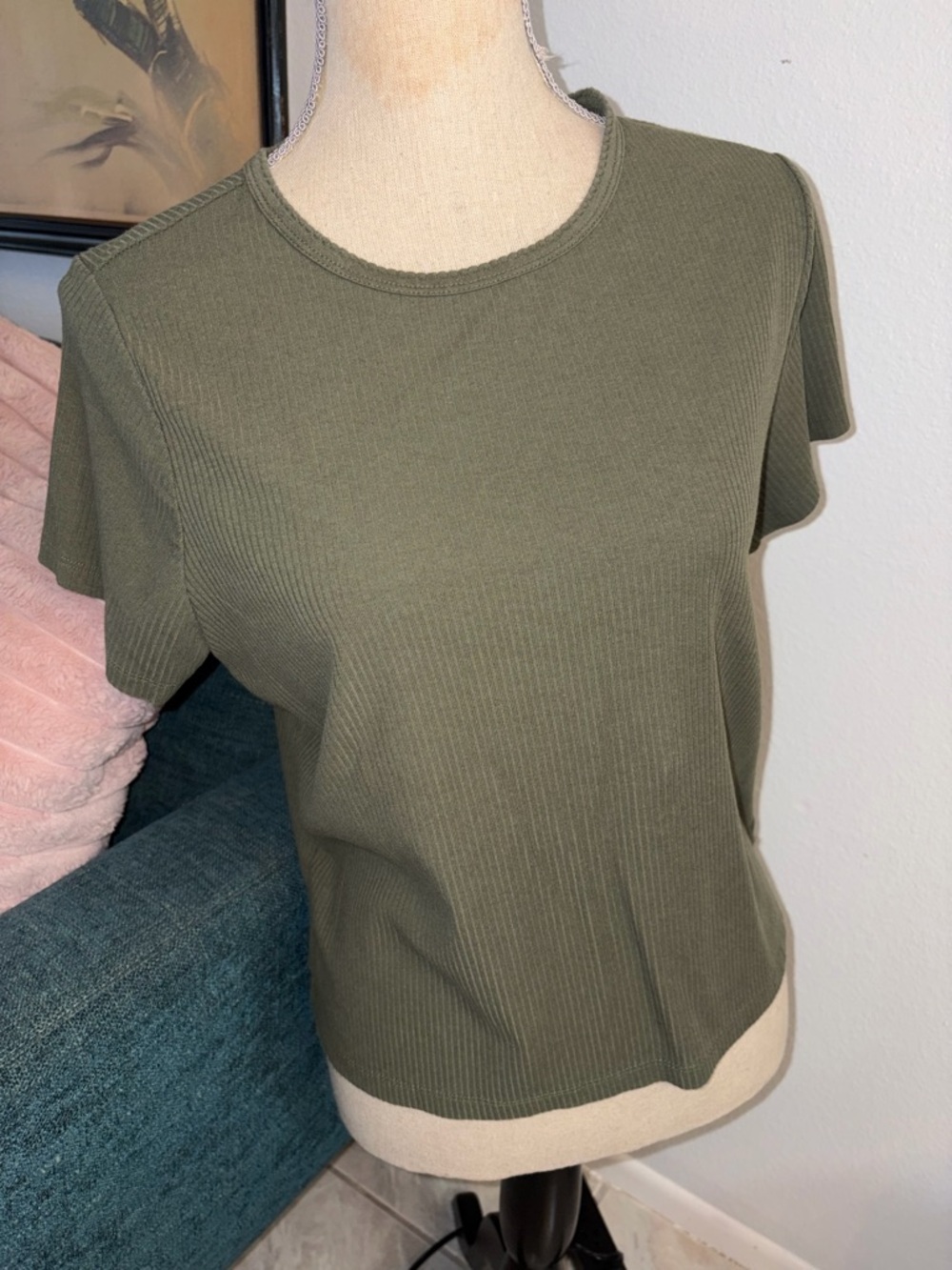 Women’s Old Navy XL Green Short Sleeve Top Shirt